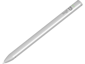 Stylus pen - Logitech Crayon, lápiz digital para iPad con tecnología Apple Pencil, precisión de píxel y punta inteligente dinámica carga rápida