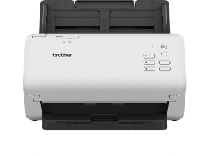 Escáner - Brother ADS4300N, 600 x ppp, 40 ppm, Hasta 80 páginas, Negro y blanco