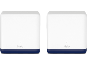Sistema WiFi Mesh - Mercusys Halo H50G, â€Ž1900 Mbps, MU-MIMO, Pack x2, Blanco