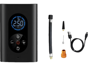 Inflador - Beetle Air Pump 2, Aluminio, Power bank, Negro