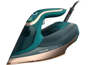 Plancha de vapor - Philips DST8030/70, 3000 W, Golpe turbo 240g, Vapor vertical, Verde