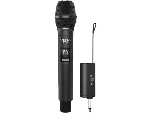 REACONDICIONADO Seminuevo Muy bueno Micrófono - Vieta Pro Party Mic, -25 db, Inalámbrico, Negro