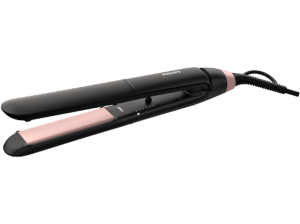 Plancha de pelo - Philips BHS378/00, Cerámica, Cuidado iónico, 230 °C, Negro Rosa
