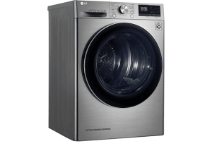 REACONDICIONADO Seminuevo Excelente Secadora bomba de calor - LG RH90V9PV2N, Independiente, 9kg, 14 programas, Acero Inoxidable