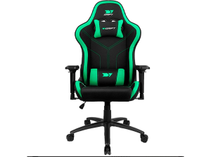 Silla gaming - Drift DR110,Tela, Reposabrazos 4D, Alta transpiración, Hasta 150 kg, Verde