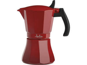 Cafetera tradicional - Jata Hogar HCAF2009, 9 Tazas, Inducción, Aluminio, Rojo