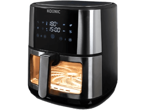 REACONDICIONADO Seminuevo Muy bueno Freidora de aire - KOENIC KAF 71523 B, 1500 W, 7.2 l, 80-200°C, Panel táctil, Negro
