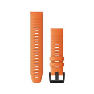 Garmin Siliconen Band 22mm Oranje/zwart