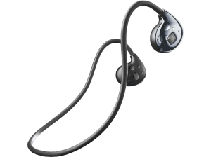 Auriculares conducción de aire - CellularLine Open-Ear Aero, Intraurales, 9 horas autonomía, Bluetooth, Negro