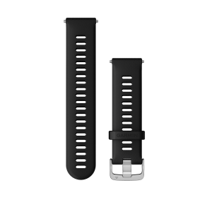 Garmin Siliconen Band 22 Mm Zwart/zilver