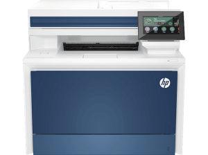 Impresora multifunción láser - HP Laserjet Pro 4302fdw, Color, Fax, Wi-Fi, Impresión automática a dos caras, Azul, Blanco