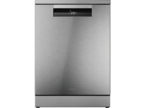 REACONDICIONADO Seminuevo Bueno Lavavajillas - Haier I-Pro Shine Series 3 XF 5C4M1X, 15 servicios, 10 programas, 60 cm, Motor Inverter, WiFi, Gris