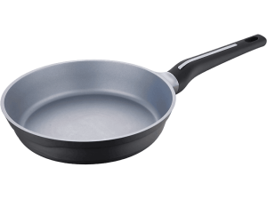 Sartén - San Ignacio Bergner Bistro Grey SG6423, 32x7 cm, Aluminio fundido, Inducción, Mango ergonómico, Negro