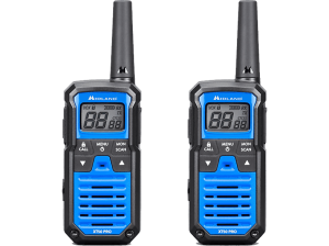 Walkie Talkie - Midland XT50 Pro, Carga Rápida, 85 canales (69 LPD + 16 PMR446), USB, Alcance de 8 km, Azul