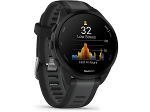 Reloj deportivo - Garmin Forerunner® 165, AMOLED 1.2", Autonomía hasta 11 días, +25 perfiles actividad, Negro