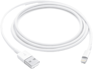Apple Cable Lightning a USB, USB 2.0, iPhone, iPod o iPad, 1 m, Blanco