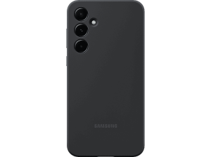 Funda móvil - Samsung, Para Galaxy A55 5G, Trasera, Silicona, Negro