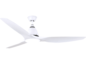 Ventilador de techo con luz - ok. OCF 132524 ES, 18 W, 6 velocidades, Mando a distancia, Blanco