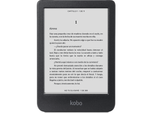 eBook - Kobo Clara BW, E Ink 6" HD, 16 GB, Comfortlight PRO, IPX8, Modo oscuro, Negro
