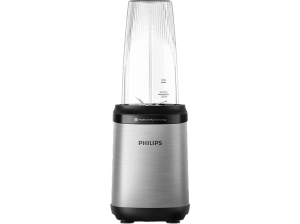 REACONDICIONADO Seminuevo Muy bueno Batidora de vaso - Philips HR2764/00, 800 W, 0.7 L, Cuchillas ProBlend Plus, Negro, Acero inoxidable