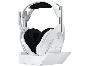 Auriculares gaming - Logitech G ASTRO A50 X, Estación base, Multidispositivo, HDMI 4K, Lightspeed, Micrófono, PC/Mac/PS/Xbox, Bluetooth, Blanco