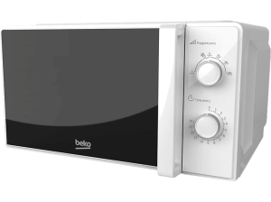 Microondas - Beko MOC20100WFB, 700W, 5 Niveles, 20 l, Función Descongelación, Blanco