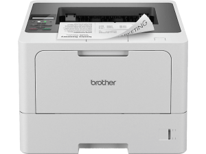 Impresora láser - Brother HL-L5210DN, Doble Cara, Diseño Compacto, 48 ppm, Gris