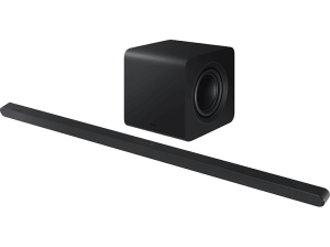 REACONDICIONADO Seminuevo Muy bueno Barra de sonido - Samsung HW-S800D/ZF-ULTRASLIM, Bluetooth, Dolby Atmos Inalámbrico, 9 altavoces, Titan Black