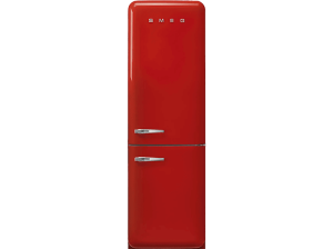 Frigorífico combi - Smeg FAB32RRD5, No Frost, 331 l, Libre Instalación, 196 cm, Rojo