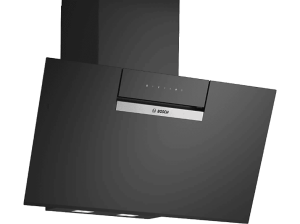 REACONDICIONADO Seminuevo Muy bueno Campana decorativa - Bosch DWK87FN60, 3 velocidades, 431 m³/h, Ultrasilenciosa, inteligente, 79 cm, Negro