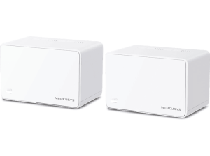 Sistema WiFi Mesh - Mercusys Halo H80X, 3000 Mbps, MU-MIMO, 6, Hasta 460m², 150 Dispositivos, Blanco
