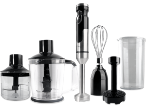REACONDICIONADO Seminuevo Muy bueno Batidora de mano - KOENIC KHB-TR 102424 M, 1000 W, 2 Velocidades, 15800 rpm, Negro