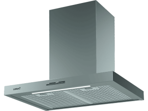 Campana decorativa - Cata SYGMA 7010 X, 4 Niveles, 802 m³/h, 70 cm, 280W, Tira de luz LED, Inox