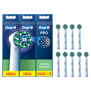 Oral-b Crossaction Opzetborstels Wit