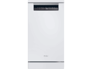 Lavavajillas - Haier I-Pro Shine Series 5 XF1C3TB1FW, 11 servicios, 8 programas, 45 cm, Motor Inverter, Wi-Fi, Blanco