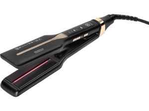 Plancha de pelo - Bellissima Absolute, Cerámica, 90W, 230°C, Protección Sobrecalentamiento, 4 Niveles Temperatura, Negro