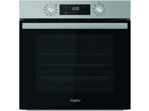 Horno - Whirlpool OMR58HU1X, Multifunción, Hidrolítica, 71 l, 59.5 cm, Guías telescópicas, Smart Clean, Inox