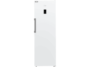 Frigorífico una puerta - Beko B3RMLNE444HW, No Frost, 186.5 cm, 365l, Puerta Reversible, Tecnología HarvestFresh, Blanco
