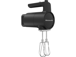 Amasadora de mano - KitchenAid 5KHMR762BM, 12 V, 7 Velocidades, Inalámbrico, Turbo, Negro