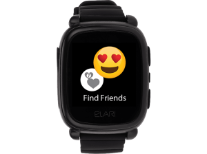 Smartwatch infantil - Elari KidPhone 2G, Talla Infantil, 1.4" Táctil IPS, USB-C, Botón SOS, Función Zonas Seguras, 450 mAh, Negro