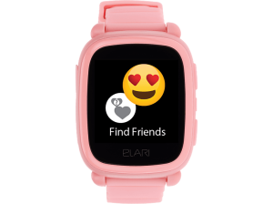 Smartwatch infantil - Elari KidPhone 2G, Talla Infantil, 1.4" Táctil IPS, USB-C, Botón SOS, Función Zonas Seguras, 450 mAh, Rosa