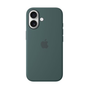 Silicone Magsafe Cover Voor Apple Iphone 16 Lake Green
