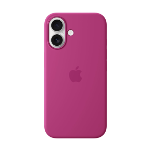 Silicone Magsafe Cover Voor Apple Iphone 16 Fuchsia