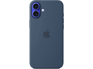 Apple Funda de silicona con MagSafe para iPhone 16 Plus, Azul denim