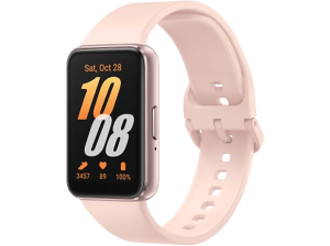 REACONDICIONADO Seminuevo Muy bueno Smartwatch - Samsung Galaxy Fit3, 40mm, 256MB, 16MB RAM, 1.6" AMOLED, IP68, FreeRTOS, BT 5.3, hasta 13h, Pink