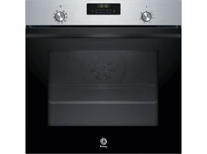 REACONDICIONADO Seminuevo Excelente Horno - Balay 3HB4131X3, Serie Acero, Multifunción, Limpieza hidrolítica, 71l, Aire caliente 3D, Display LED, 60cm