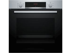 REACONDICIONADO Seminuevo Muy bueno Horno - Bosch HBA514ES3, Serie 4, Multifunción, Limpieza por agua, 71 l, HotAir 3D, Mandos ocultables, 60 cm, inox