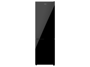 Frigorífico combi - Cecotec Bolero CoolMarket Combi 250 Black Glass E, Capacidad litros, Altura 180.5 cm, Total No Frost, Clase