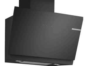 REACONDICIONADO Seminuevo Muy bueno Campana decorativa - Bosch DWK81AN60, Serie 6, 4 velocidades, 432 m³/h, Home Connect, 79 cm, Cristal negro