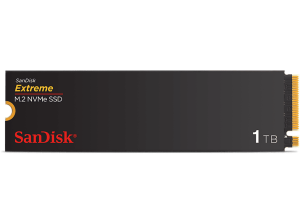 Disco duro SSD interno 1TB - SanDisk Extreme® M.2 NVMe SSD, Hasta 5150 MB/s lectura, Interfaz PCIe® Gen4, Negro